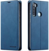 For Geschikt voor Xiaomi Redmi Note 8 Forwenw Dream Series Oil Edge Strong Magnetism Horizontal Flip Leather Case with Holder & Card Slots & Wallet & Photo Frame (Blue)
