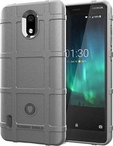 Volledige dekking schokbestendige TPU Case voor Nokia 3.1C (grijs)