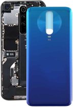 Glasmateriaal Batterij Achterkant voor Geschikt voor Xiaomi Redmi K30 5G (blauw)