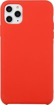 Voor iPhone 11 Pro Effen kleur Effen siliconen schokbestendig hoesje (China rood)