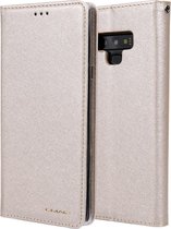 Voor Galaxy Note 9 CMai2 Silk Texture Horizontaal Flip Leren Case met Houder & Kaartsleuven & Fotolijst & Portemonnee (Lichtgoud)