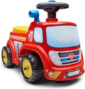 Falk Fireman Ride-on - Unisex - Rood Geel - Loopauto