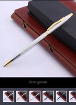 Luxury High Quality Ballpoint Pen-Office School supplies- METAL Twist Wave Pattern pen- Golden& Silver
