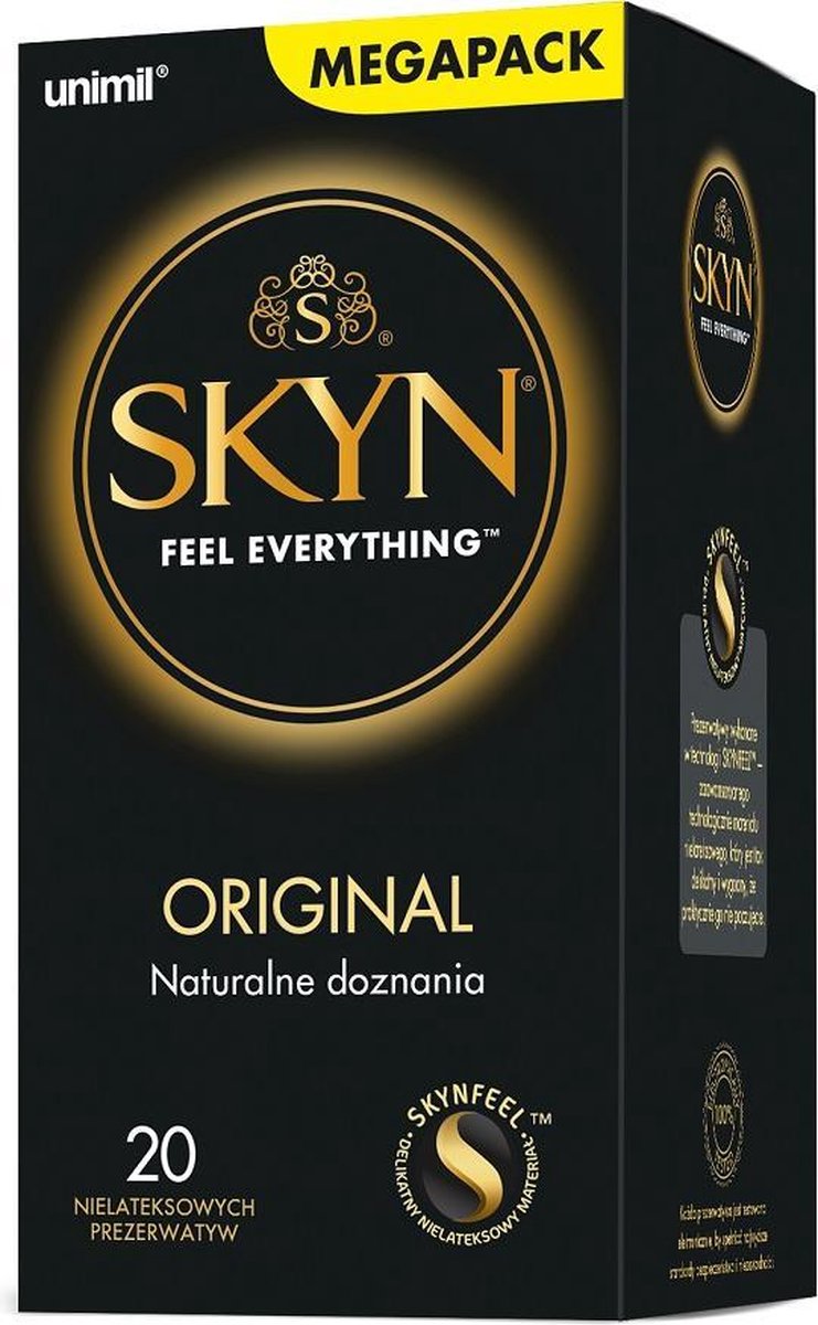 Unimil - Skyn Feel Everything Original Non-Latex Condoms 20Pcs