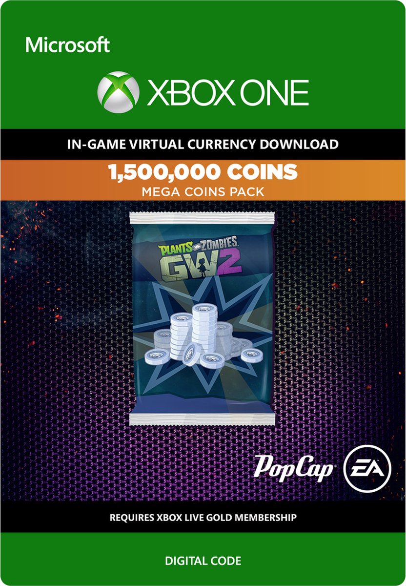 Microsoft Plants vs. Zombies Garden Warfare 2: 1500000 Mega Coins Pack Xbox One