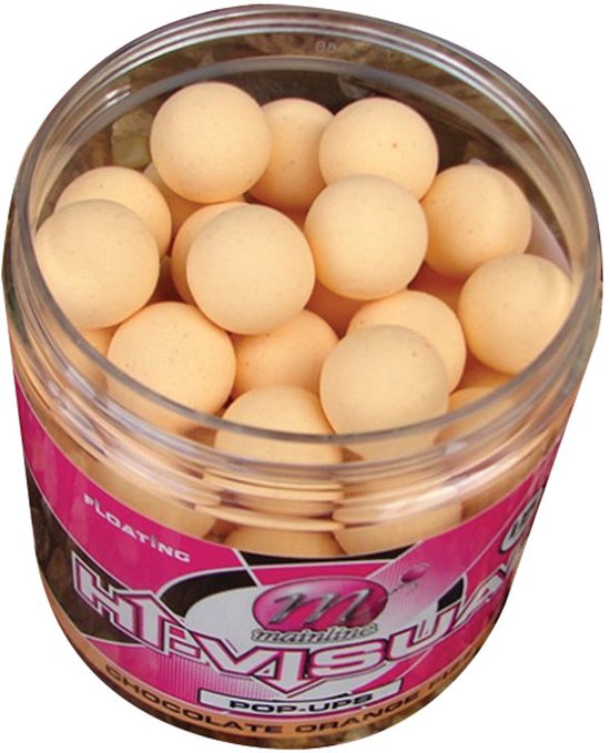 Mainline Washed Out Pop-ups - Orange Chocolate Orange Fizz - 15mm - Oranje van Mainline — afbeelding 2