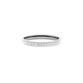 Daniel Wellington Classic Dames en heren Ring Staal - Zilverkleurig - 19.25 mm / maat 60