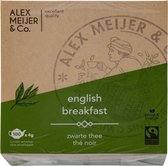 English Breakfast Displaydoos 100 Theezakjes 4 gram Alex Meijer