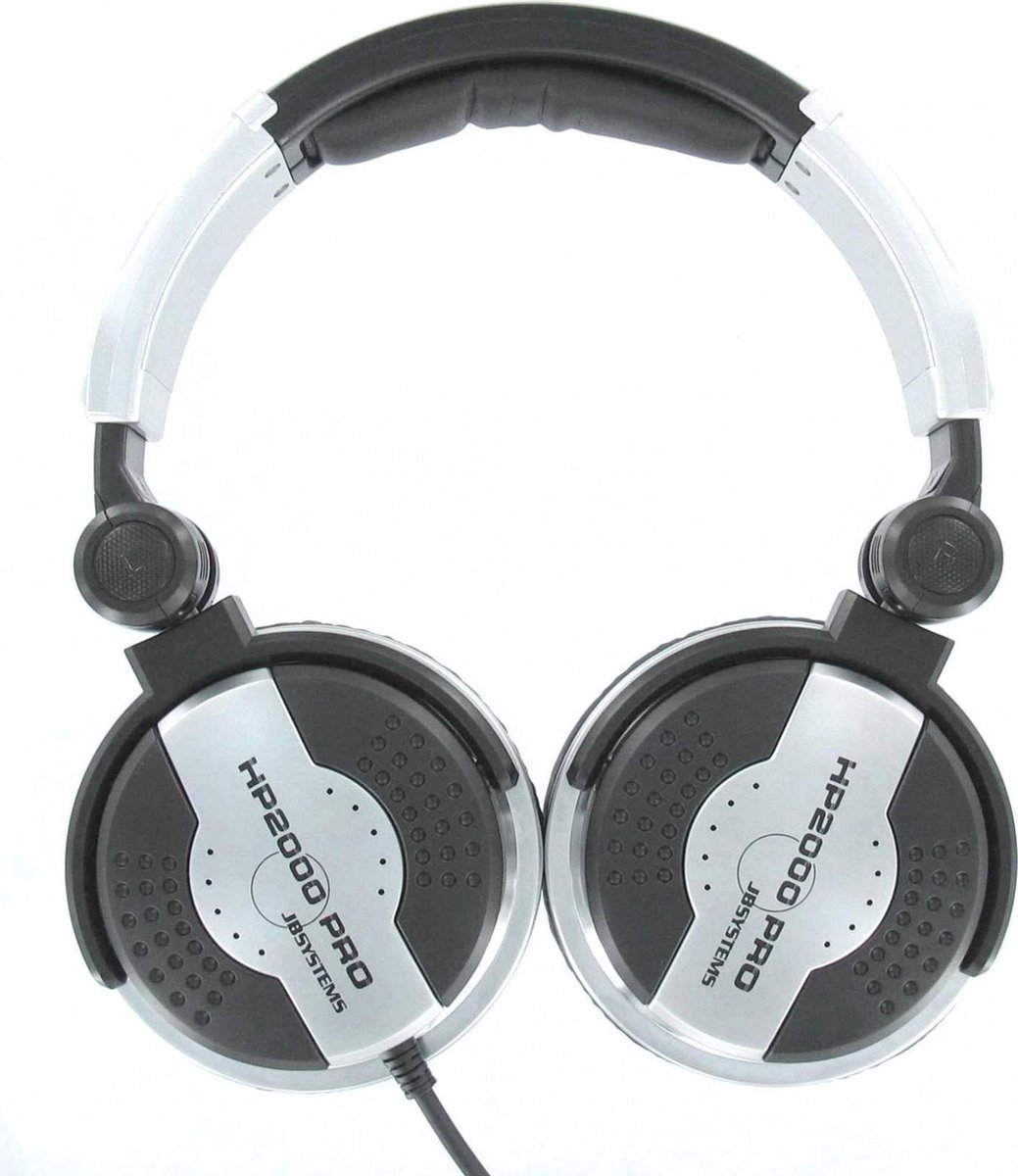 JB Systems HP2000 Pro DJ Koptelefoon - Professionele DJ Hoofdtelefoon