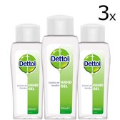 Dettol Handgel - Op basis van alcohol - 3 x 200 ml