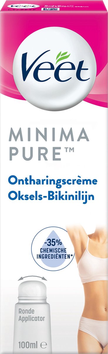 Veet - Minima - Ontharingscreme - Bikinilijn & Oksels - Gevoelige Huid -  100 ml | bol.com