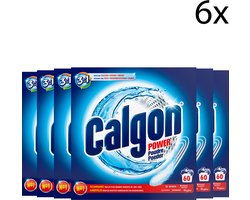 Calgon 3 in 1 Power Poeder Wasmachine Reiniger en Anti kalk - 60 Doseringen x6