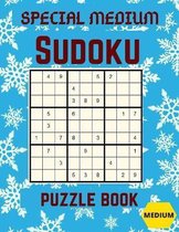 Special Sudoku Puzzle Book: Medium Large Print Sudoku Puzzles games Book for Adults with Solutions