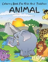 Coloring Books for Kids & Toddlers Animals