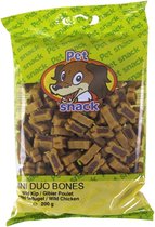 Petsnack botjes duo wild/kip - 200 gr - 14 stuks