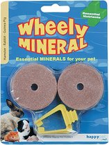 Happy pet wheely mineraal - 5x5x2 cm - 1 stuks