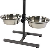 H-standaard hamerslag met rvs bakken - 21 cm - 1 stuks