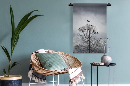 Tapisserie - Vogels dans un arbre - 60x90 cm - Tapisserie murale