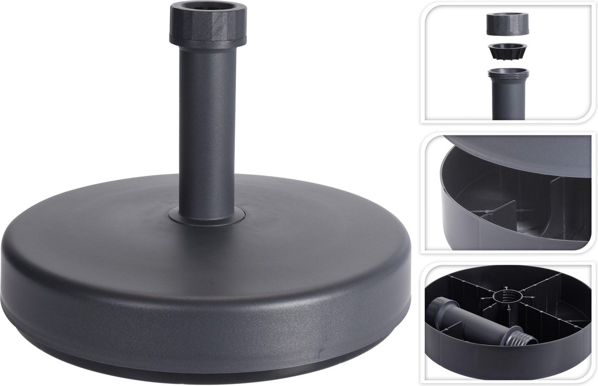 MaxxGarden Parasolvoet - kunstof voet - vulbaar tot 25 kg