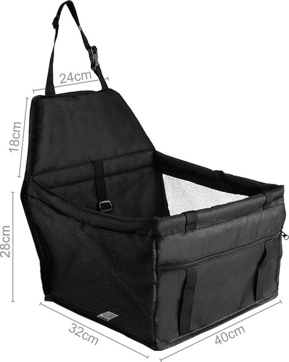 Luxe honden autostoel Opvouwbaar Autostoel Hond |Hondenzitje auto | honden autostoel |Bench| Veilig onderweg | Hondenzitje | Autobench voor hond |Puppyzitje | Hondenmand |Puppy Bench – foto 3