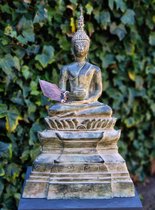 Bronzen boeddha beeld Laos - Uniek Boeddhabeeld 52C | GerichteKeuze