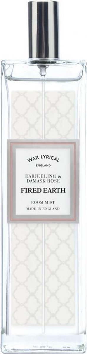 Wax Lyrical Fired Earth Room Mist Darjeeling & Damask Rose