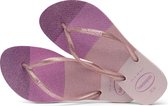 Havaianas Slim Pallet Glow Dames Slippers - Candy Pink - Maat 35/36