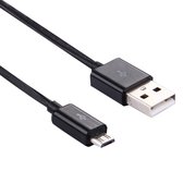 Let op type!! 3 m Micro USB Port USB Data Kabel  voor Nokia  Sony  Samsung  LG  BlackBerry  HTC  Amazon Kindle(zwart)
