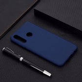 Voor Huawei P30 Lite Candy Color TPU Case (blauw)