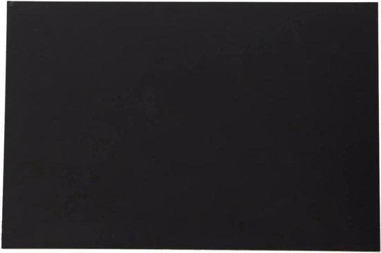 Pvc Noir Plastique Plaque ABS 1mm Noir 2000 X 1000 Mm (2m X 1m) Film De Protection Unilatu00e9ral Et Fabriquu00e9 En Allemagne Plaque En Abs Extrudé