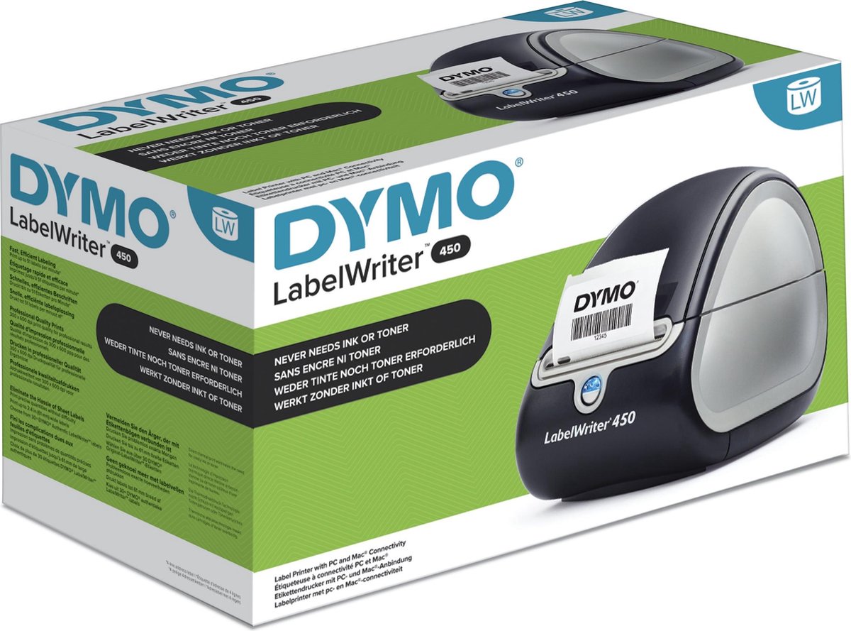 Dymo Labelwriter 450 Erkennt Etiketten Nicht bol.com | DYMO Labelprinter 450