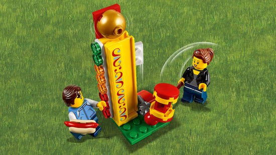 LEGO City Ensemble de figurines - La fête foraine 60234 – Kit de construction (183 pièces)