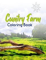 Country farm coloring book