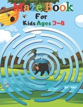 Maze Book For Kids Ages 3-8