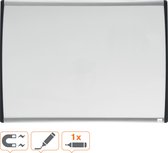 Nobo Droog Uitwisbaar Whiteboard Met Gewelfde Lijst 58.5x43cm - Inclusief Whiteboard Accessoires - Ideaal Voor Thuiswerken/Thuiswerkplek