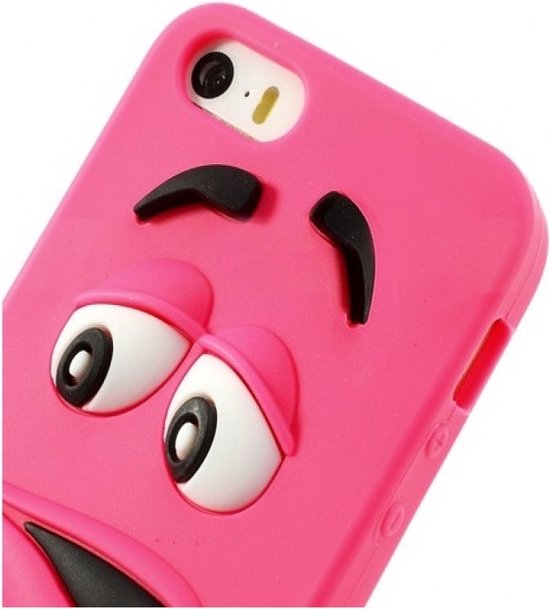 Coque de protection 3D M&M Candy pour votre Apple Iphone 8, rose vif ,  marque i12Cover | bol