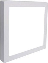 LED Downlight Pro - Igory - Opbouw Vierkant 18W - Helder/Koud Wit 6000K - Mat Wit - 227mm