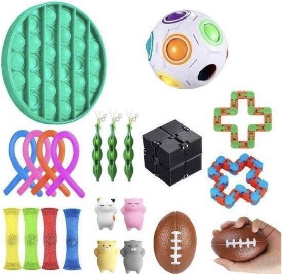 Fidget toys pakket - 20 stuks