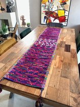 Exclusieve handgeweven loper uit Chiapas, Mexico