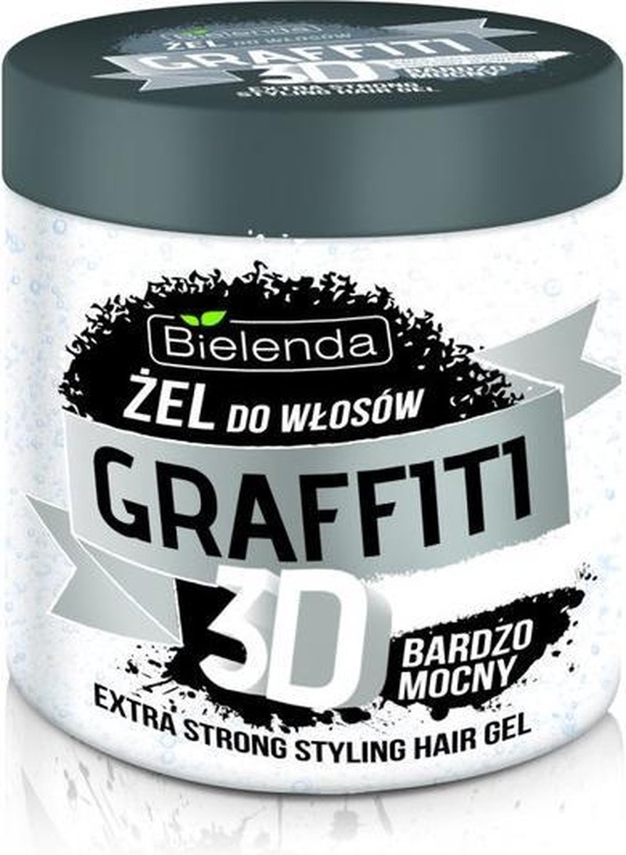 Bielenda Graffiti 3D - Extra Strong Haargel - 250ml - Met provitamine B5 en zijdeproteine