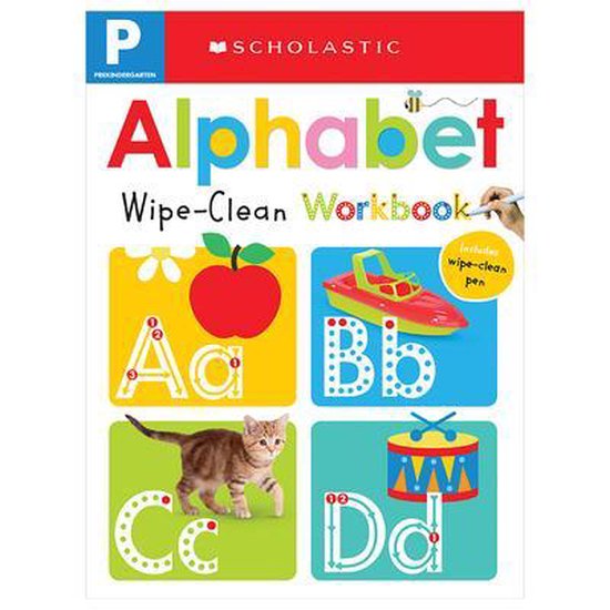 Pre-k Alphabet Wipe-clean Workbook - cover
