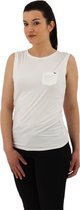 The Timeless Sleeveless Shirt - Ivory (gebroken wit) - Small - bamboe kleding dames