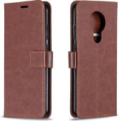 Voor Nokia 5.3 Crazy Horse Texture Horizontale Flip Leren Case met Houder & Kaartsleuven & Portemonnee & Fotolijst (Bruin)