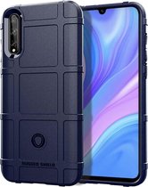 Voor Huawei Enjoy 10s Volledige dekking schokbestendig TPU-hoesje (blauw)