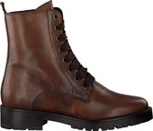 Omoda 44067 Veterboots - Laarzen Met Veters - Dames - Cognac - Maat 39