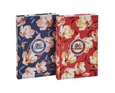 Brepols Schoolagenda 2021-2022 - Flo & Fleur - Paars Bloemen - 11.5 x 16.9 cm