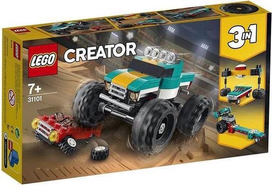 Afbeelding van het spel Playset Creator Monster Truck Lego 31101