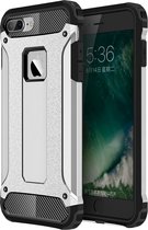 Apple iPhone 8 Plus Hoesje - Mobigear - Outdoor Serie - Hard Kunststof Backcover - Zilver - Hoesje Geschikt Voor Apple iPhone 8 Plus