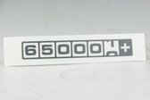 Sticker kilometerstand 650000+ Platina