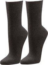 Topsocks sokken zonder elastiek kleur: zwart maat: 43-46